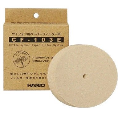Фільтри для сифонів HARIO паперові NCA/TCA-3,5, MCA-3,5 100 шт CF-103E фото