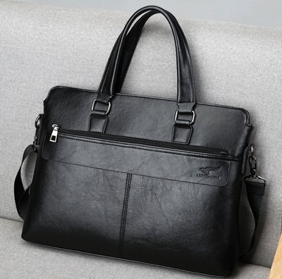 Мужская сумка для ноутбука эко кожа, мужской портфель под ноутбук планшет лаптоп, макбук сумка-папка 1072ТК фото