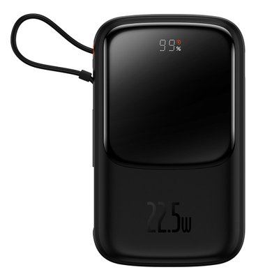Повербанк 20000 мАгод 22.5Вт USB Type-C чорний Baseus Qpow PPQD040101 3747 фото