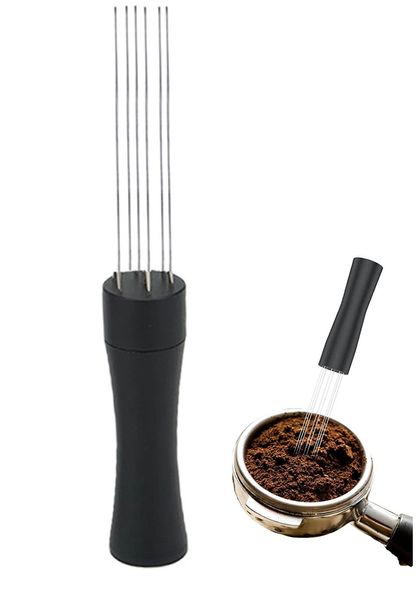 Распределитель молотого кофе Tool Needle в холдере Разрыхлитель Черный DSC021 фото
