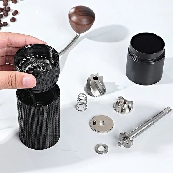 Кофемолка ручная JAFFEE coffee grinder Серый металик 15880 фото