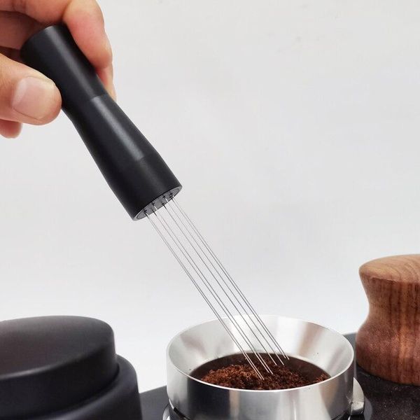 Распределитель молотого кофе Tool Needle в холдере Разрыхлитель Черный DSC021 фото
