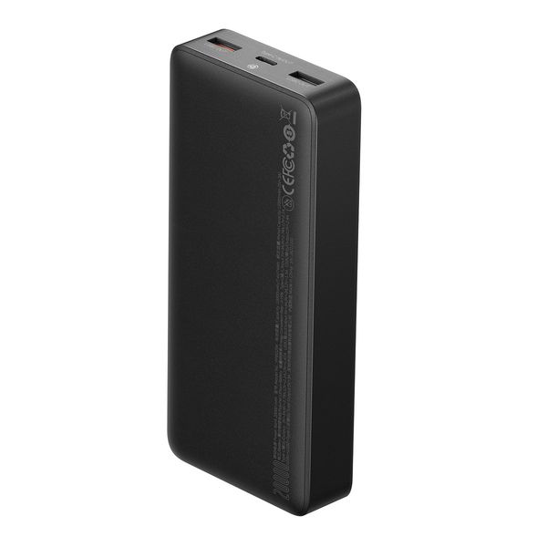 Повербанк 20000 мАч 25Вт 2x USB Type-C черный Baseus Bipow PPBD020301 3631 фото