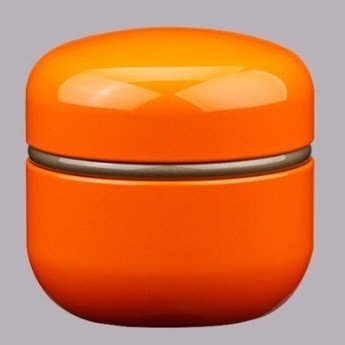 Баночка для чая Матча, емкость для хранения Оранжевая 18438 фото