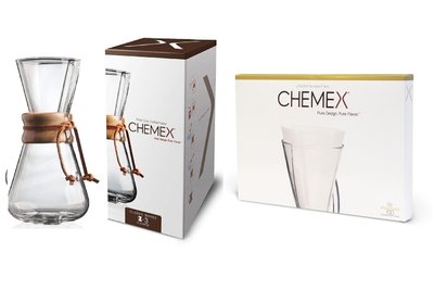 Набір Кемекс Chemex 3 cup (473 мл) + Фільтри FP-2 (100 шт) 13827 фото