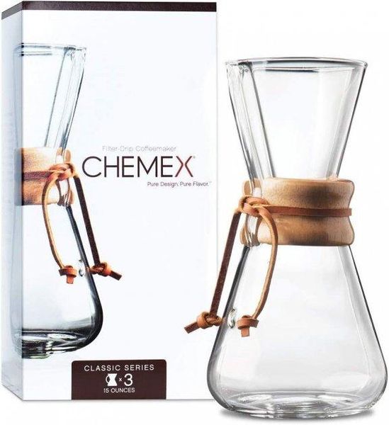 Набір Кемекс Chemex 3 cup (473 мл) + Фільтри FP-2 (100 шт) 13827 фото
