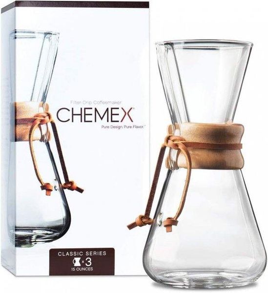 Набор Кемекс Chemex 3 cup (473 мл.) + Фильтры FP-2 (100 шт.) 13827 фото