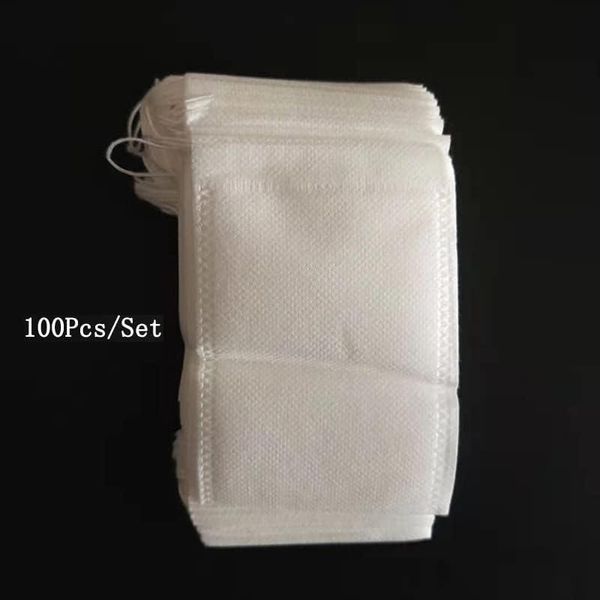 Фільтр пакети Disposable Tea Bags для чаю, чайний пакетик 100 шт. із зав'язкою 300543 фото