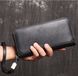 Класичний чоловічий шкіряний клатч гаманець натуральна шкіра, чоловіче чорний портмоне 686 фото 4