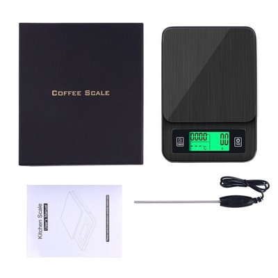 Весы Coffee Scale с термометром для приготовления кофе 10350 фото