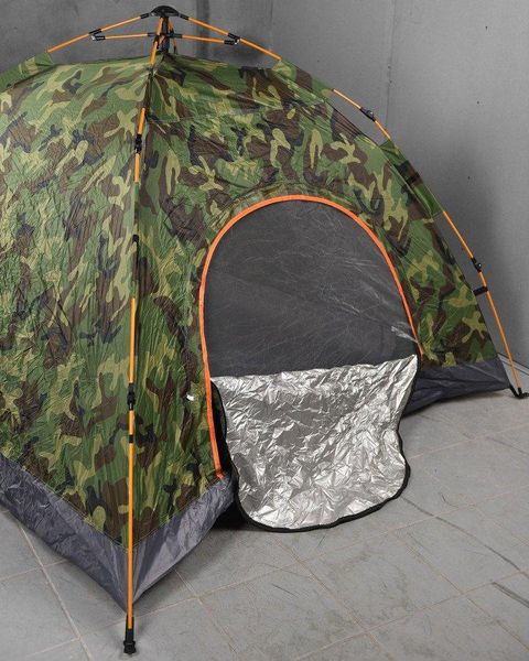 Палатка 4 местная Tent-Mask 2х2м водонепроницаемая Камуфляж 87088 фото