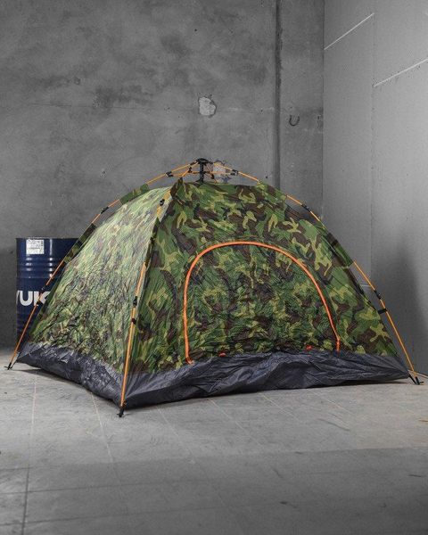 Палатка 4 местная Tent-Mask 2х2м водонепроницаемая Камуфляж 87088 фото