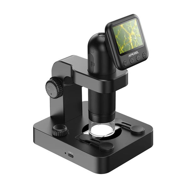 Микроскоп цифровой портативный 20-100x Apexel APL-MS003 4049 фото
