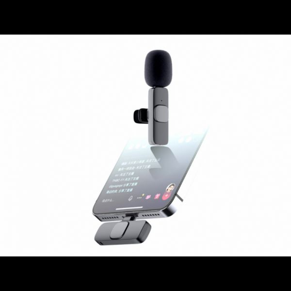 Беспроводной микрофон 2шт. петличный К8 для iPhone ( Type-C) Петличка для блогеров К8.2 фото