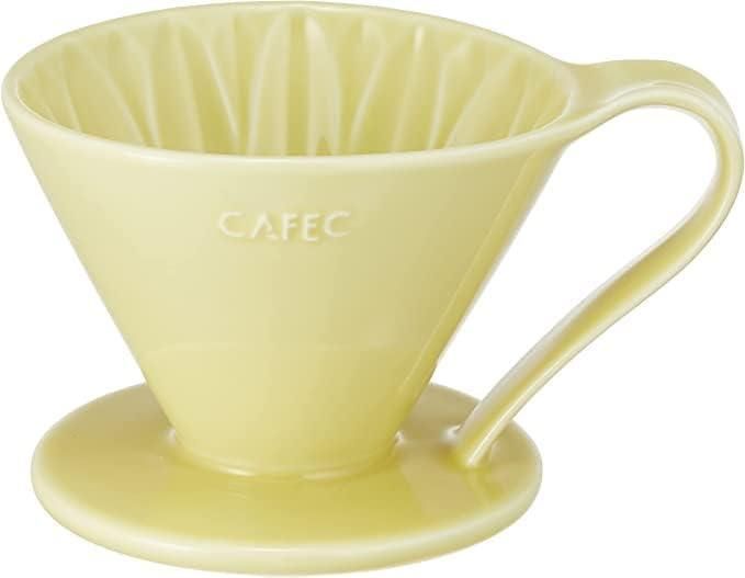 Пуровер Cafec Arita желтая хризантема Ware Flower Dripper Cup4 Yellow 15855 фото