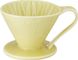 Пуровер Cafec Arita жовта хризантема Ware Flower Dripper Cup4 Yellow 15855 фото 2