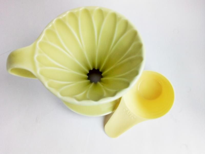 Пуровер Cafec Arita жовта хризантема Ware Flower Dripper Cup4 Yellow 15855 фото