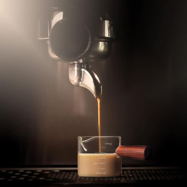 Сливочник для кофе эспрессо 100 мл. Approx straight стеклянный с ручкой прозрачный джаг Стекло с метками 186065п фото