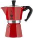 Гейзерная кофеварка Bialetti 270 мл. 6 чашек Красная 14242 фото 1