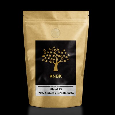 Купаж преміум класу "Blend R3" Арабіка 70% / Робуста 30% 500г. Свіжообсмажена кава 822 фото