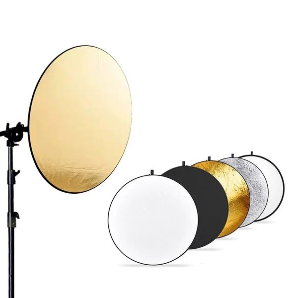 Відбивач круглий Profi-light 5 в 1 Фото рефлектор 80 см 1417 фото