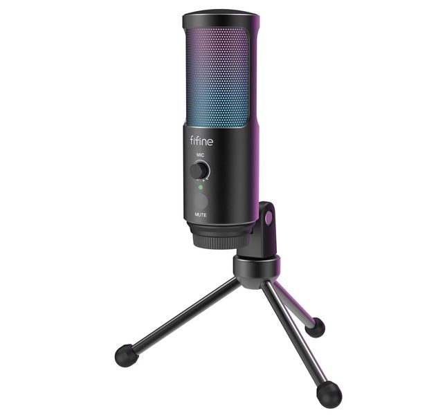 Студийный микрофон с подсветкой Fifine F 17 Gaming Microphone F17 фото