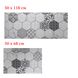 Комплект килимків доріжки на кухню 50х118 и 50х68 см Соти К17 k17_68x118 фото 1
