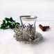 Турецкий стакан армуды для чая и кофе 100 мл. Серебро 14535 фото 2