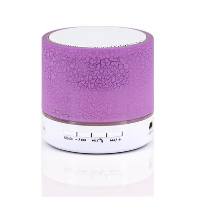 Колонка портативная Bluetooth с подсветкой фиолетовая AC Prof A9-V 4120 фото