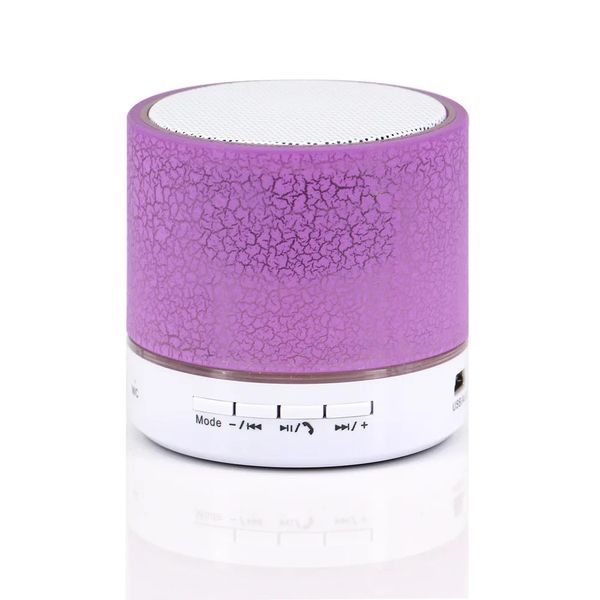 Колонка портативная Bluetooth с подсветкой фиолетовая AC Prof A9-V 4120 фото