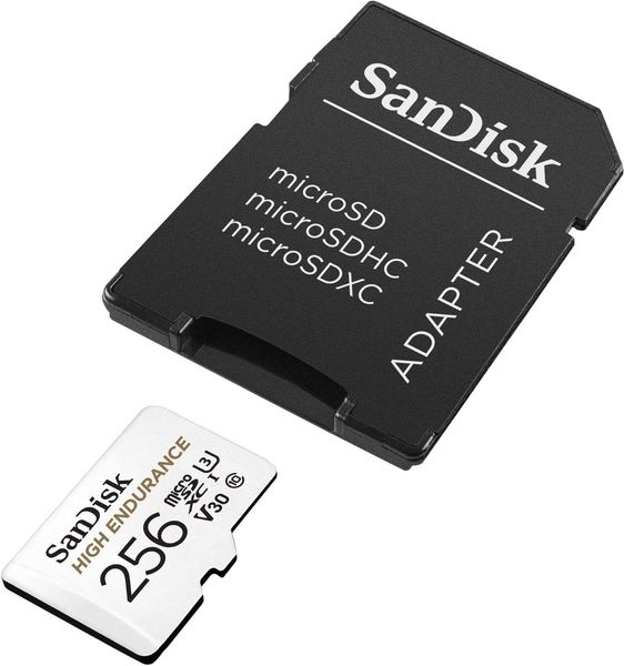 Карта памяти 256 ГБ microSDXHC U3 V30 SanDisk High Endurance SDSQQNR-256G-GN6IA 4275 фото