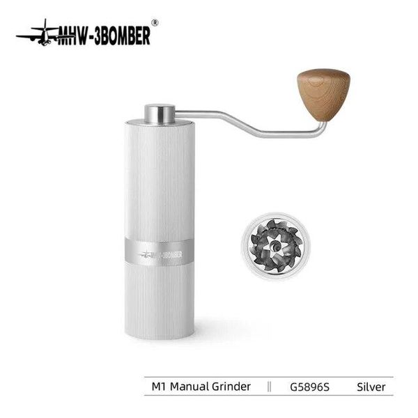 Ручная кофемолка MHW-3BOMBER Racing M1 Светлое серебро G5896S фото