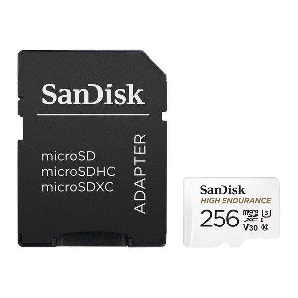 Карта памяти 256 ГБ microSDXHC U3 V30 SanDisk High Endurance SDSQQNR-256G-GN6IA 4275 фото