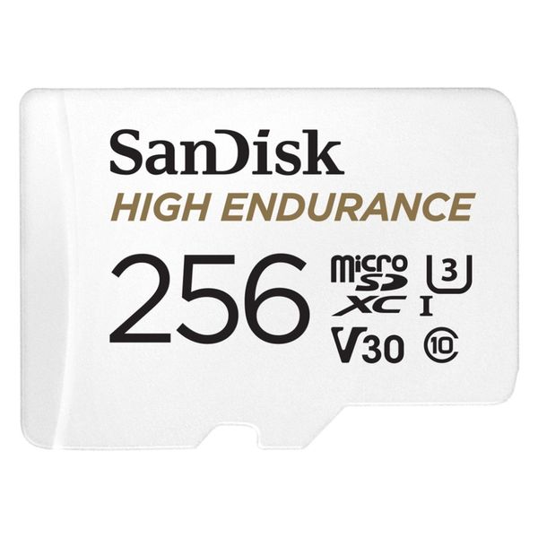 Карта памяти 256 ГБ microSDXHC U3 V30 SanDisk High Endurance SDSQQNR-256G-GN6IA 4275 фото