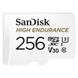 Карта памяти 256 ГБ microSDXHC U3 V30 SanDisk High Endurance SDSQQNR-256G-GN6IA 4275 фото 2