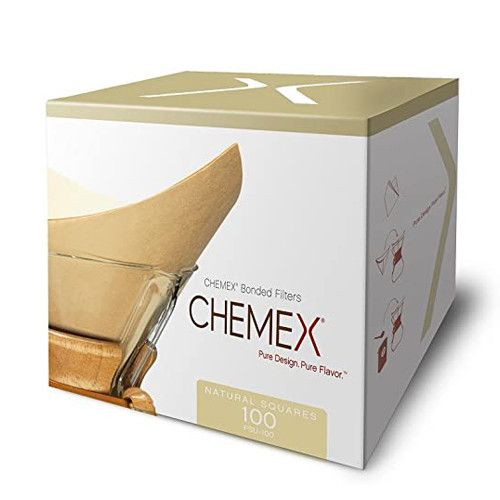 Фильтры для Кемекса Chemex 6/8/10 cup (Натуральные 100 шт.) FSU-100 FSU-100 фото