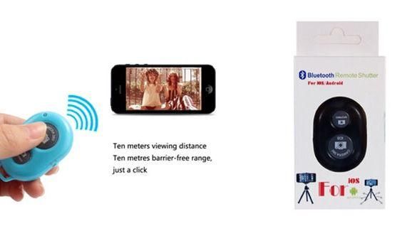 Bluetooth Пульт дистанційного керування камерою телефону Android, iOS Чорний 326 фото