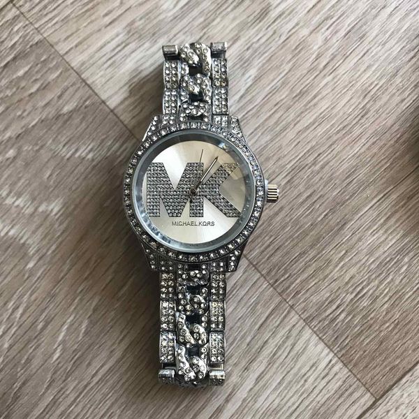 Жіночий годинник наручний годинник з камінням золотисті сріблясті Срібло 617ГС фото