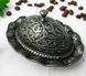 Турецкая Лукумница овальная. Цвет темное серебро 15208 фото 4