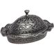 Турецкая Лукумница овальная. Цвет темное серебро 15208 фото 1