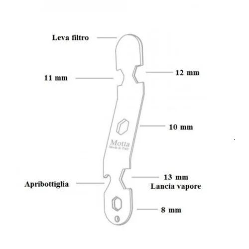 Ключ бариста Motta Виймач фільтра сита холдера 4800 фото