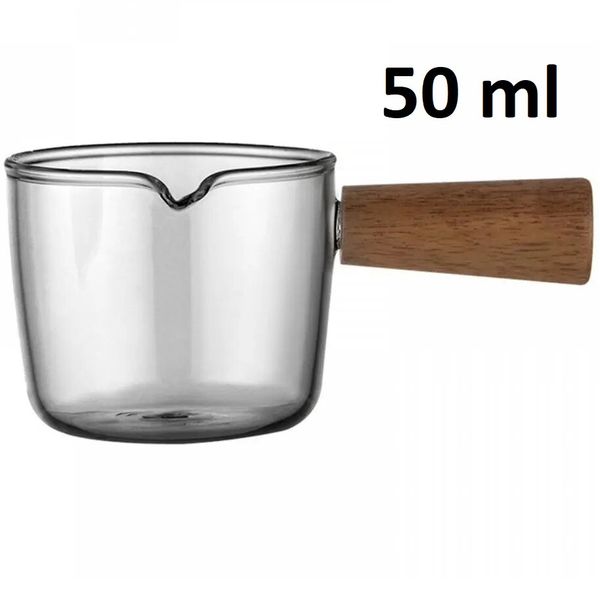 Сливочник для кофе эспрессо 50 мл. Approx стеклянный с ручкой прозрачный джаг Стекло 189 50т фото
