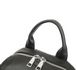 Жіночий шкіряний рюкзак міський прогулянковий рюкзачок з натуральної шкіри чорний 1496 фото 3