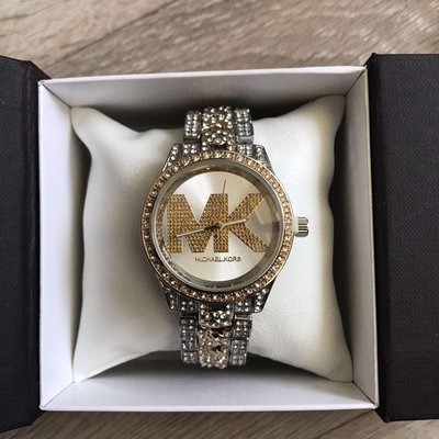 Жіночий годинник у коробочці наручний годинник з камінням золотистий сріблястий 617+К фото