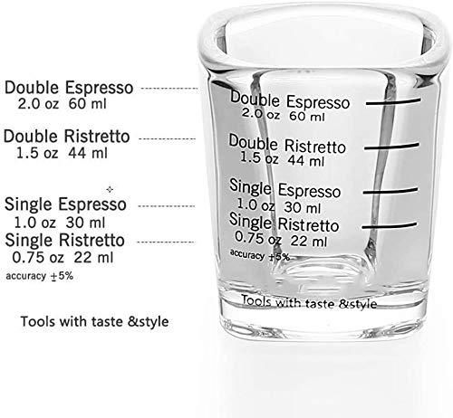Мерный стакан 60 ml. Thickened Wall Glass для приготовление кофе эспрессо шот 15881 фото