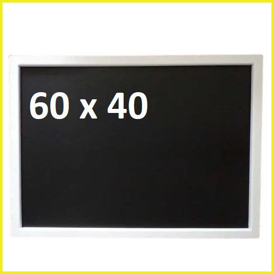 Доска меловая для меню 60 на 40 Белая А2 Грифельная 14137 фото