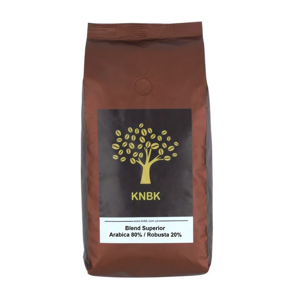 Купаж кофе KNBK SUPERIOR Арабика 80 % / Робуста 20 % 1кг. 320 фото