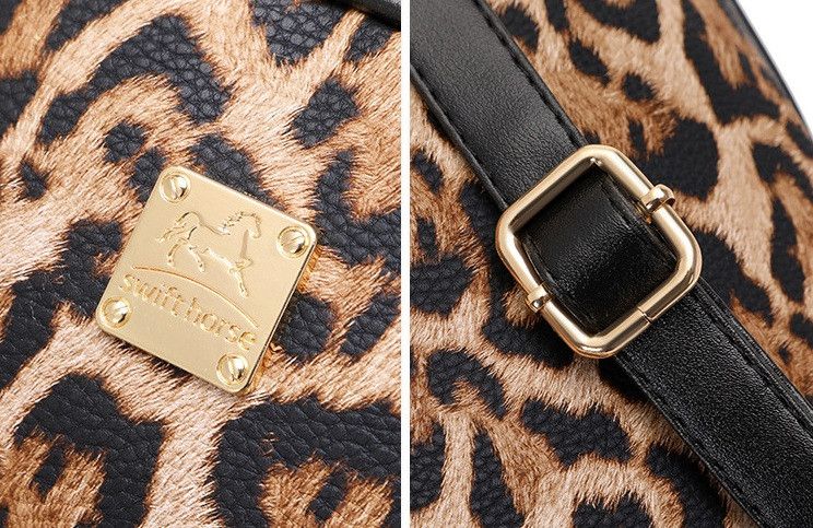 Детский леопардовый рюкзак Мини рюкзачок для девочек тигровый 1059Д фото