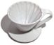 Пуровер Cafec Arita белая магнолия Ware Flower Dripper Cup4 White 15852 фото 2