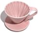 Пуровер Cafec Arita розовая сакура Ware Flower Dripper Cup4 Pink 15854 фото 2